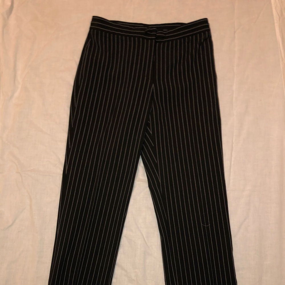 High waisted striped pants